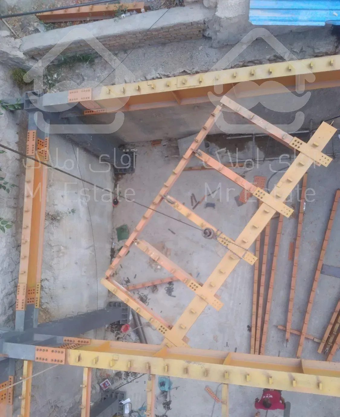 مهارت در ساخت نصب اسکلت های فلزی سوله نمای ساختمان