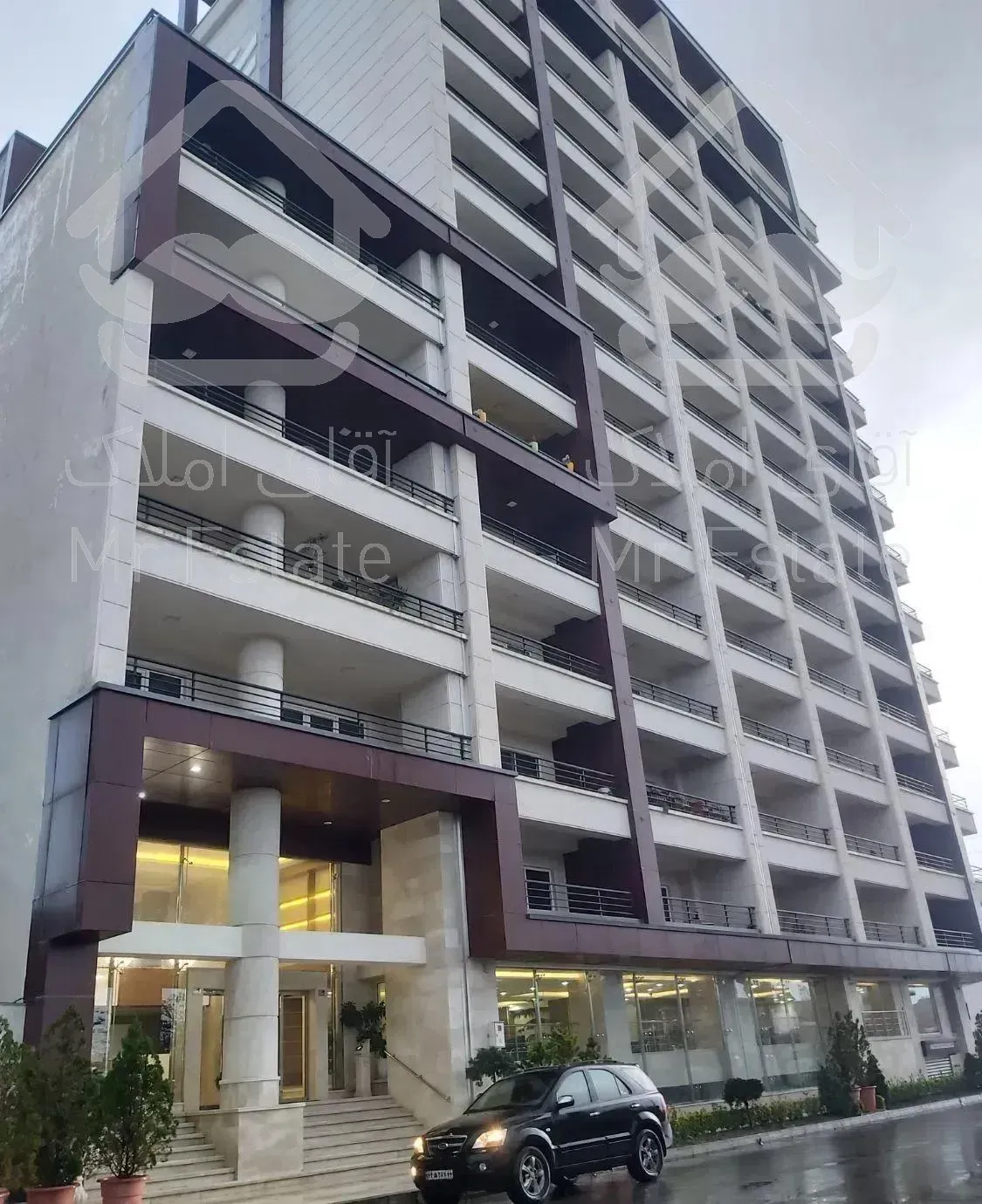 برجی مجلل تاپ135متر3خواب/ویودریا/3تراس/روف/نگهبانی