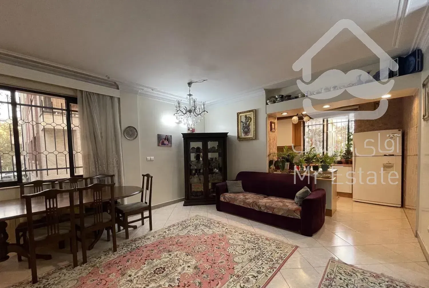 ۱۰۲متر*۲خواب*فول امکانات*غرق نور *قائم مقام