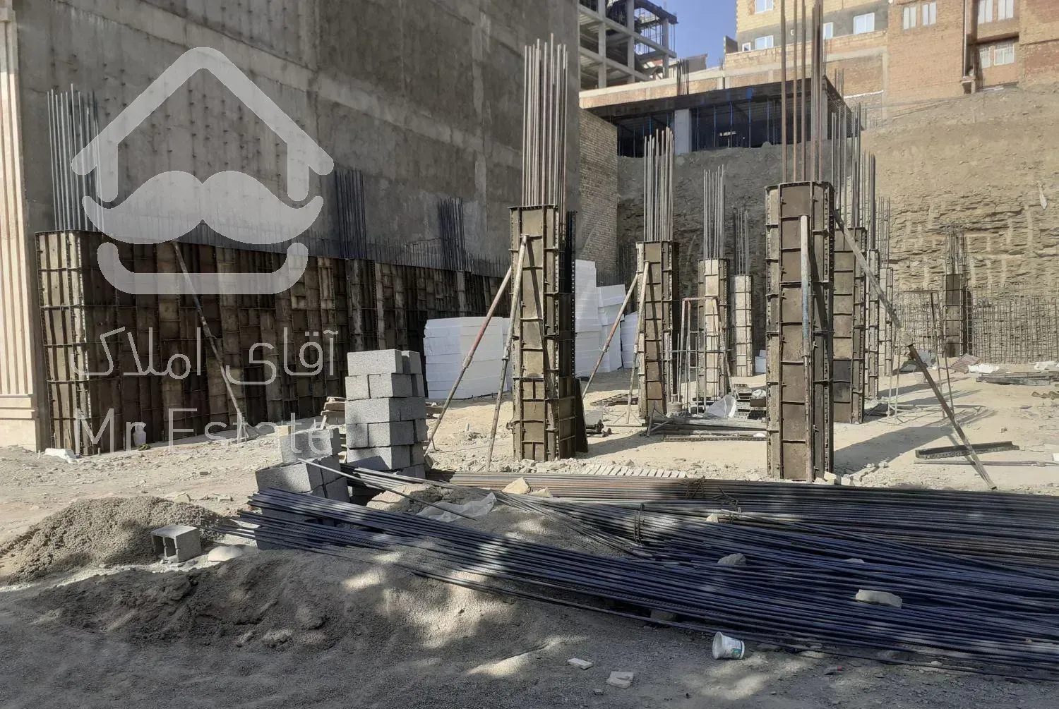 ارماتوربندی ارماتور بندی ارماتوربند ساختمان استخر.