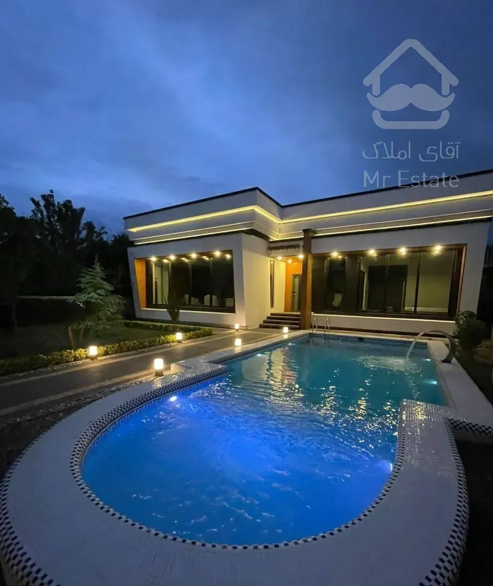 باغ ویلا با بنای مدرن+۷۰۰متری استخر
