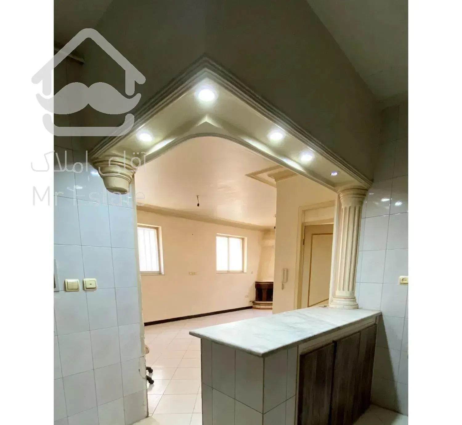 ۸۵ متر کوکب شرقی همکف یک خواب