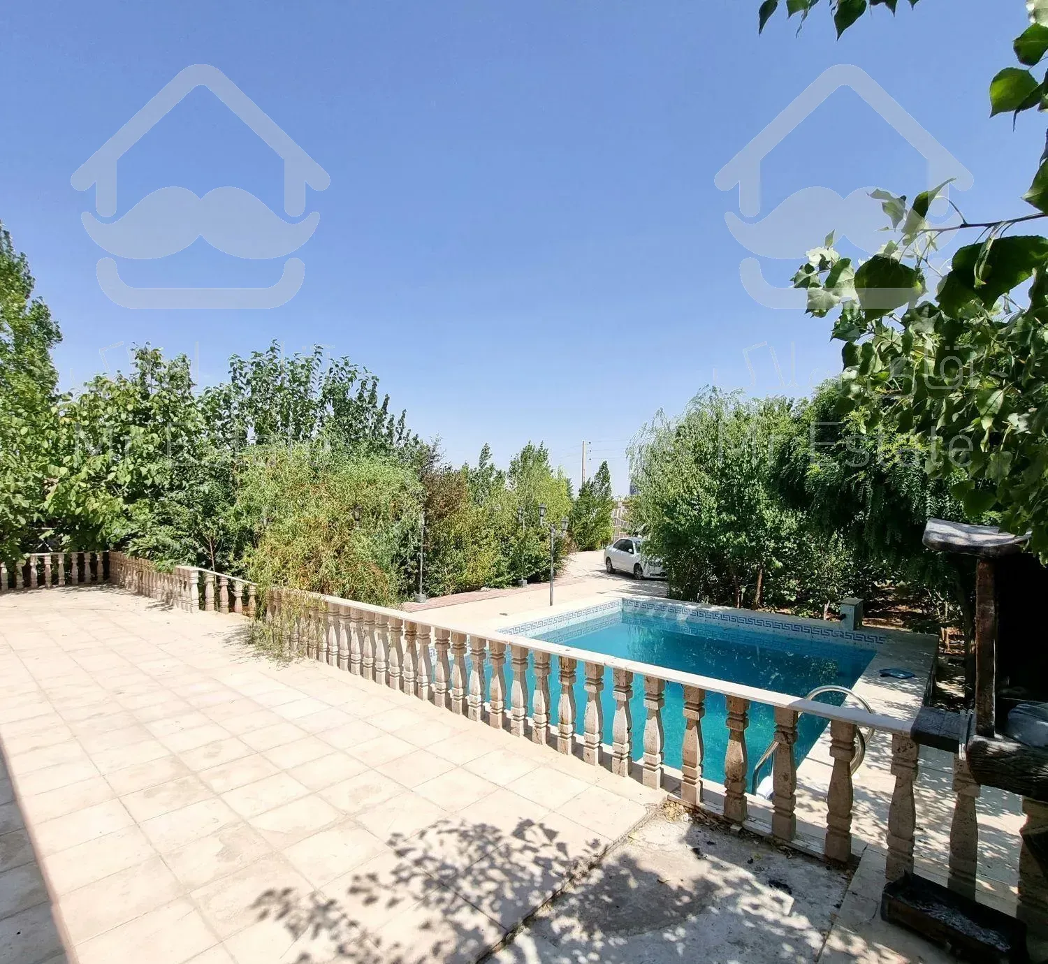 اجاره روزانه باغ ویلا شیک و تمیز با استخر آب سرد