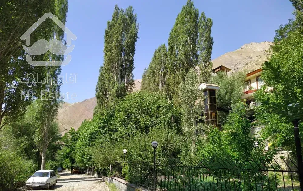 ویلا باغ ۱۰۰۰ متر بر رودخانه جاده چالوس