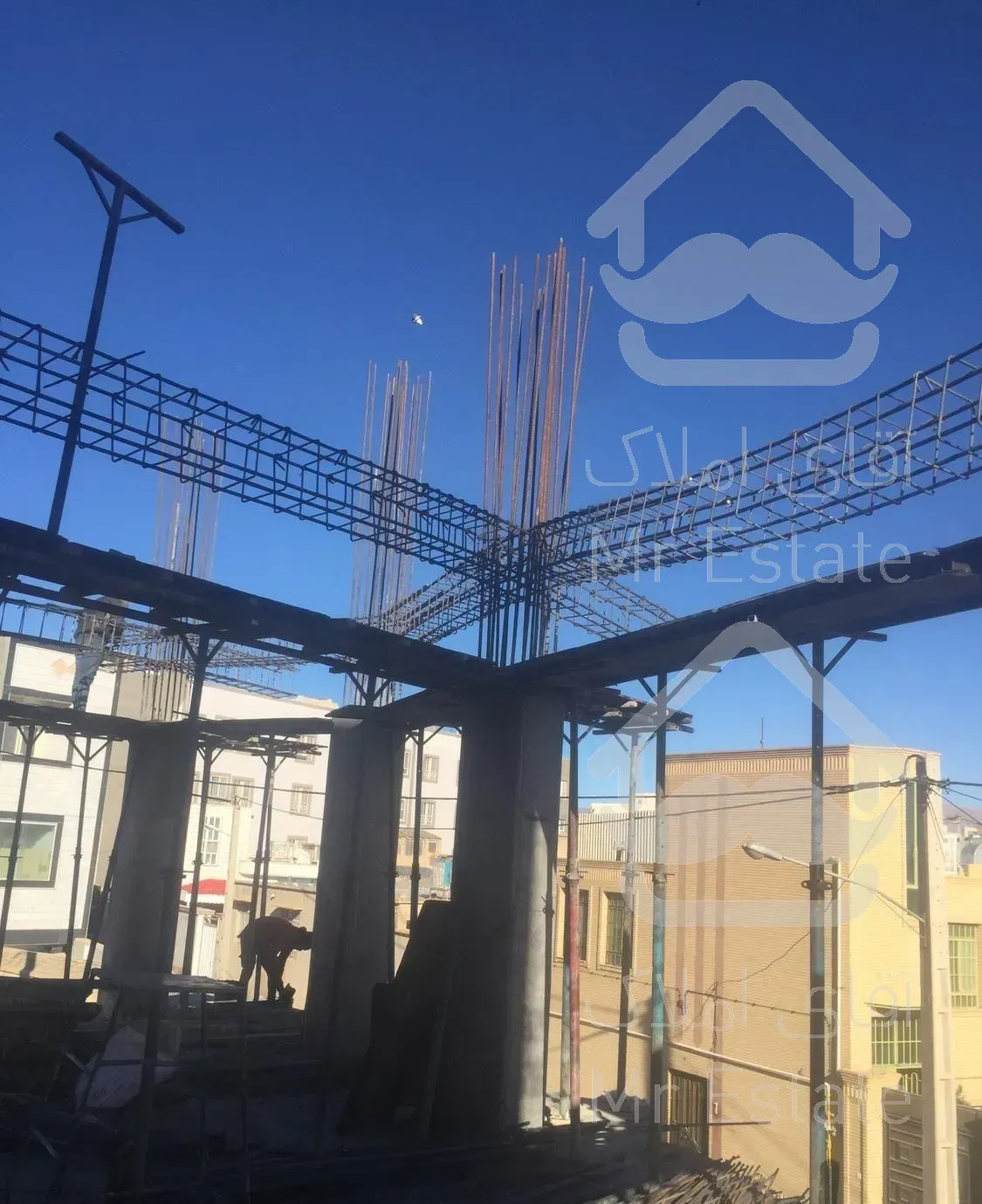 اجرای اسکلت بتن با مصالح