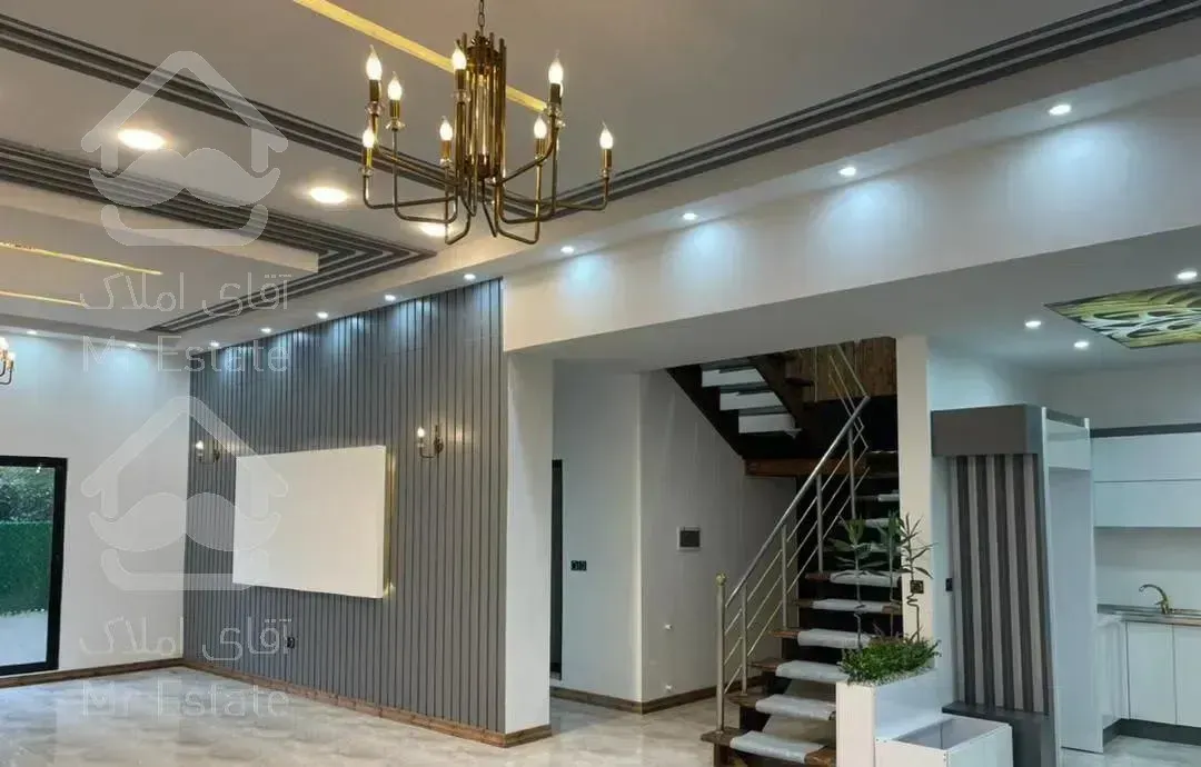 ویلا نیم پیلوت نما مدرن استخر جکوزی