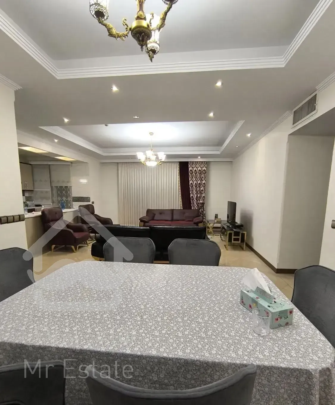 ۳ واحد سالن پرده خور غرق نور ۲ خواب کم سال