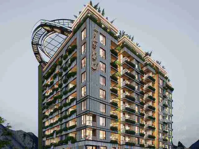 «روف‌گاردن آقاخان؛ استخر، جکوزی و تفریح لوکس با ویو کوهستان»