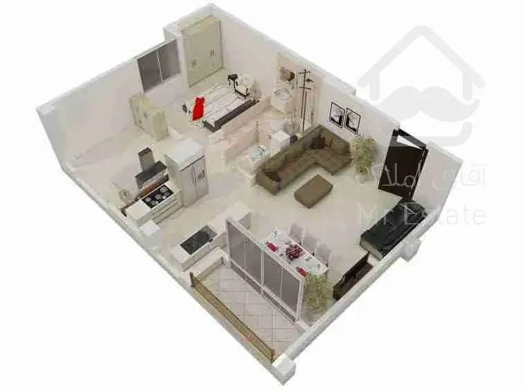 ۹۰‌ متر دوخوابه فول  هفت تیر برج گلسا