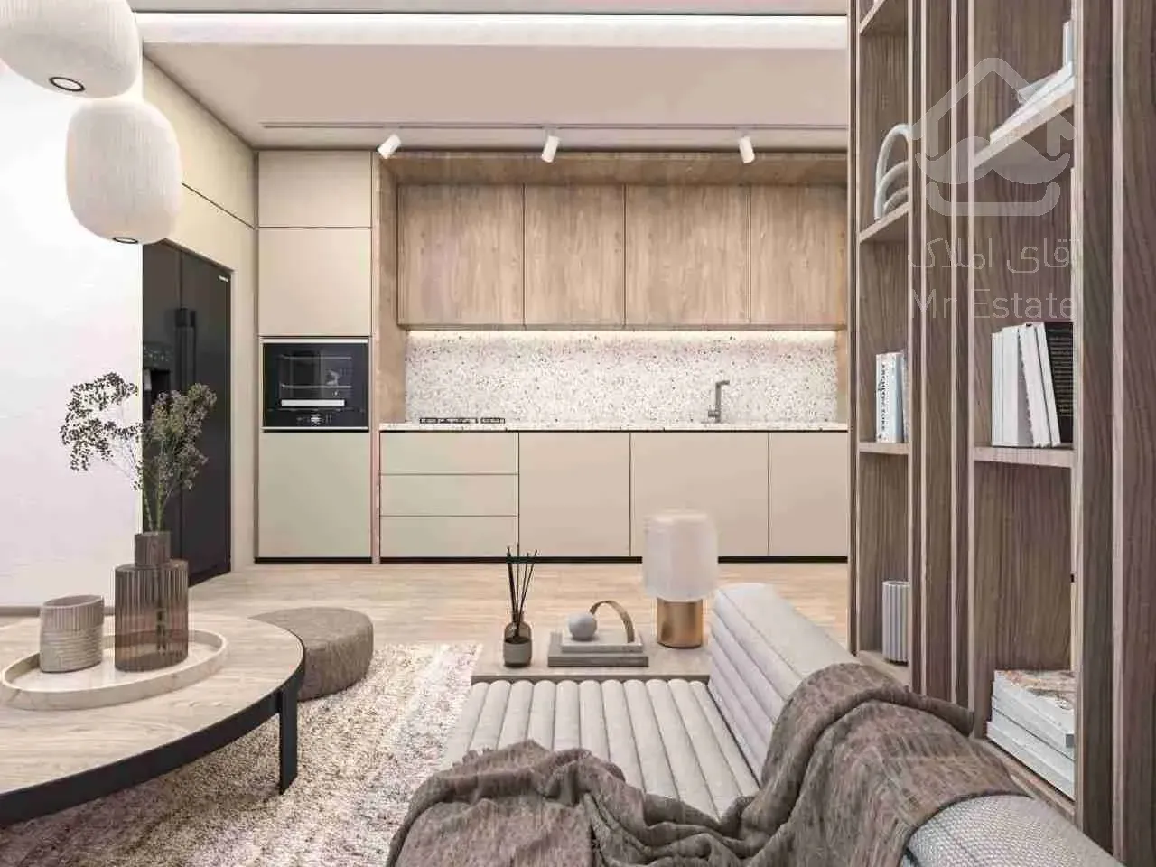 «روف‌گاردن آقاخان؛ استخر، جکوزی و تفریح لوکس با ویو کوهستان»