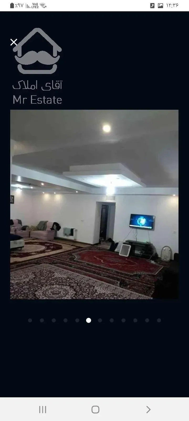 آپارتمان ۱۳۰ متری دو خواب طبقه اول