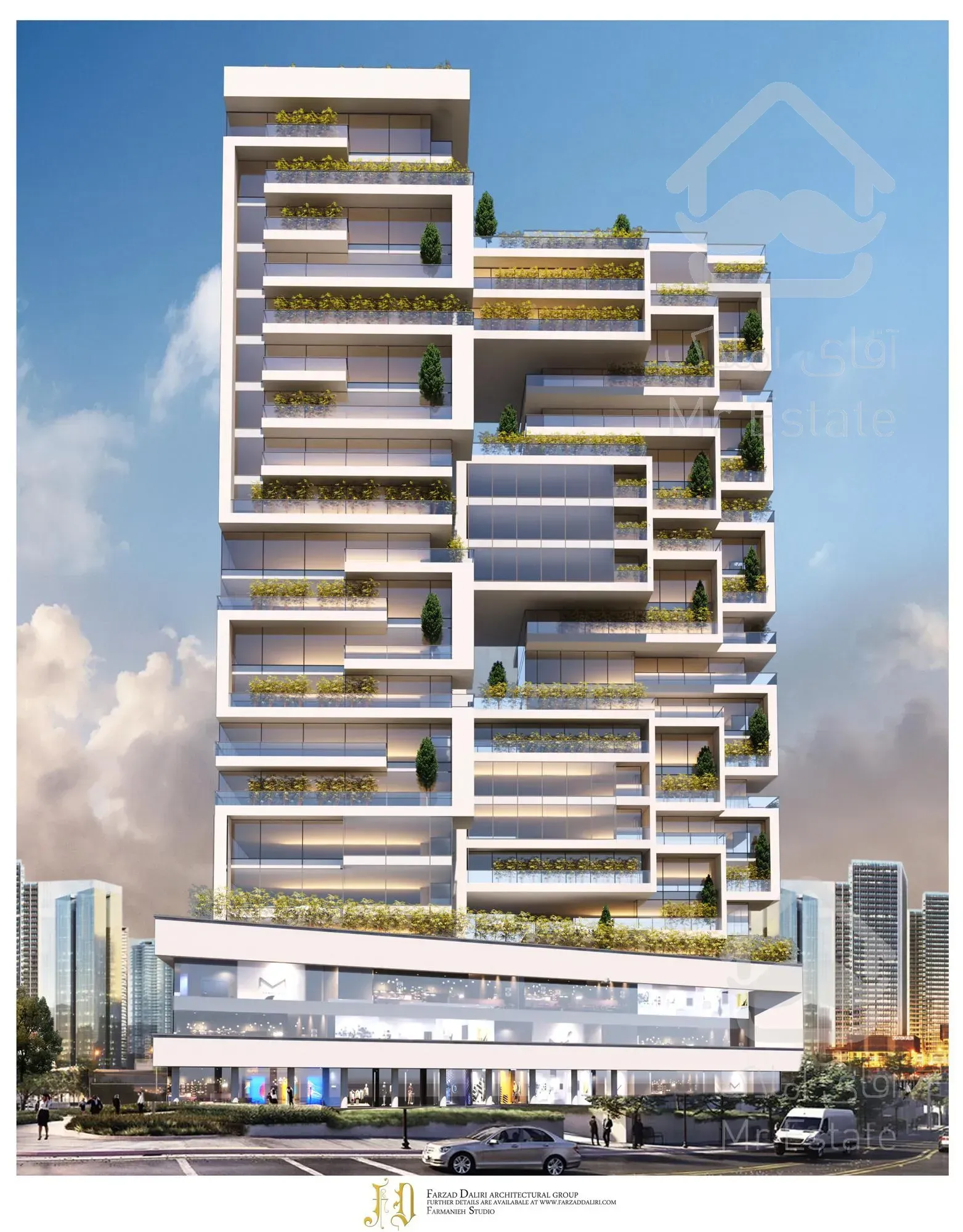 پروژه هوم افیس دریاچه چیتگر سهم تجاری و اداری