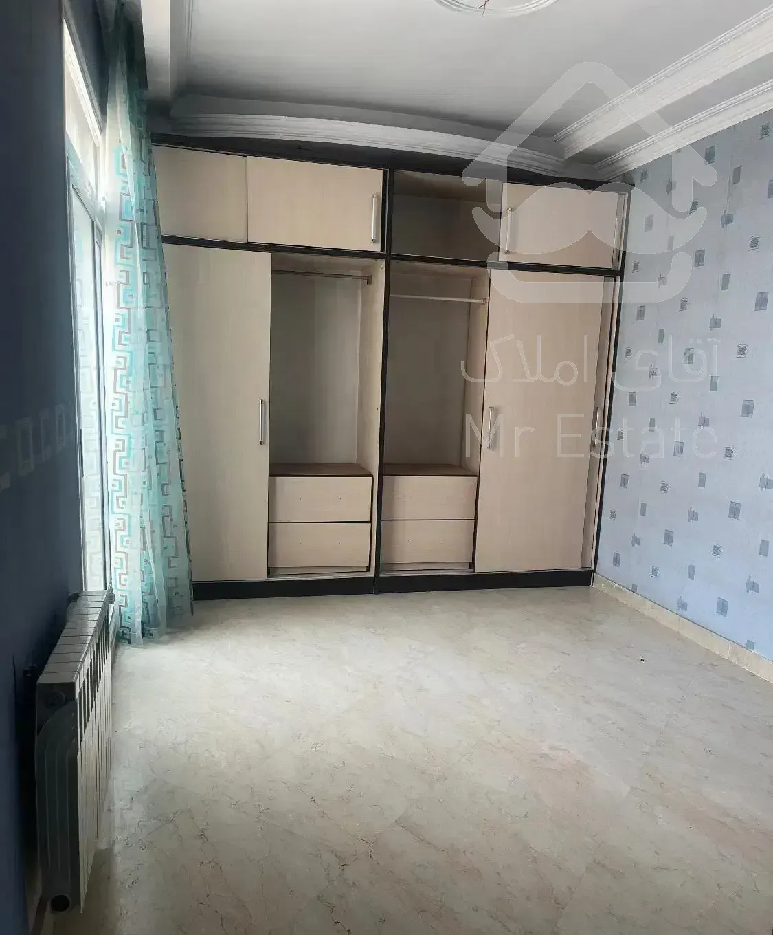 ۱۲۰متر3خواب فول امکانات تراورتن سالن پرده خور