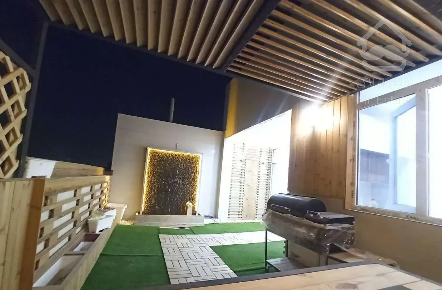 اپارتمان 120متری/تکواحدی/دارای روفگاردن/