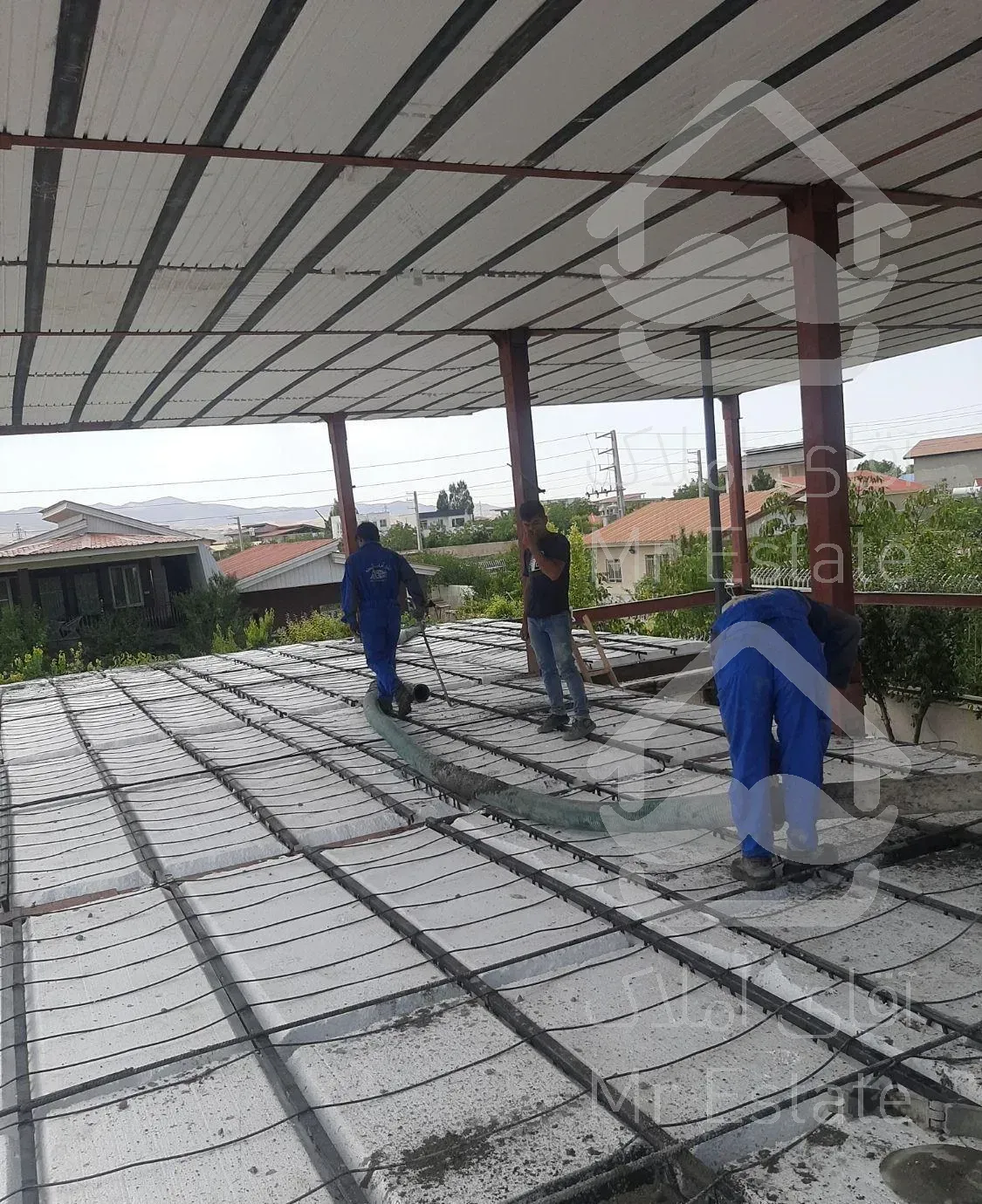 آرماتوربندی سقف تیرچه وفوم استخر