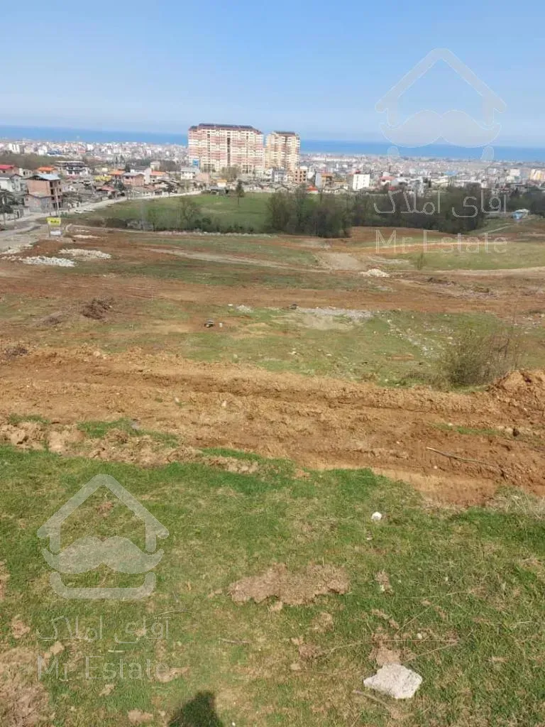 زمین شهرکی در چالوس با ویوی دریا و جنگل