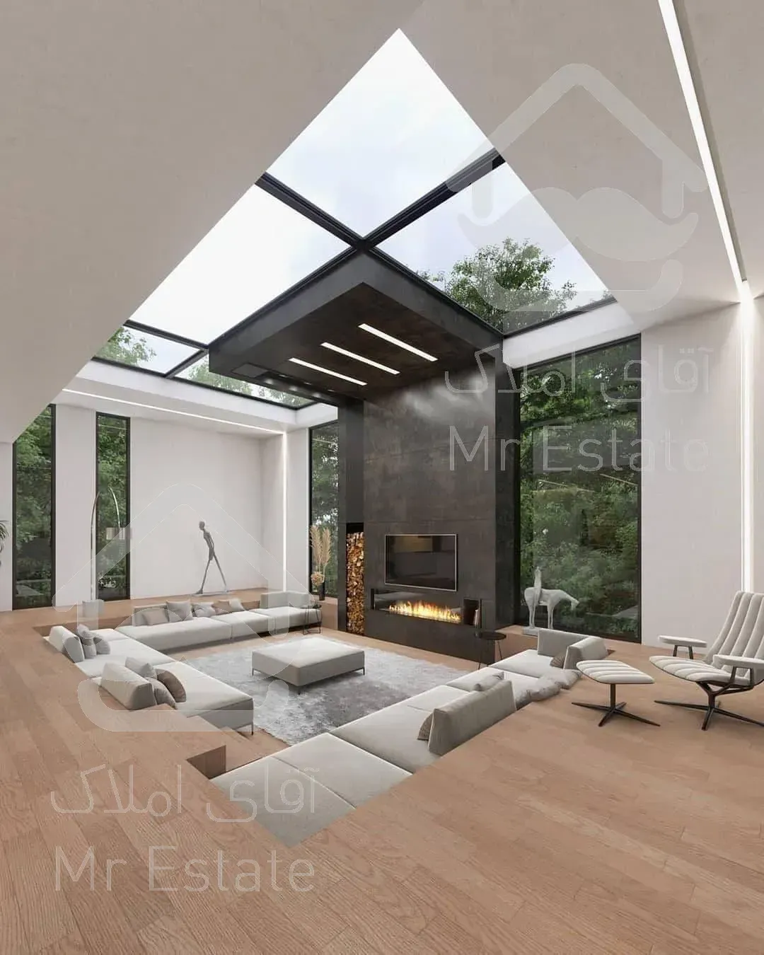 ۱۵۰۰ متر ویلا در زعفرانیه ‌‌سوپر مدرن