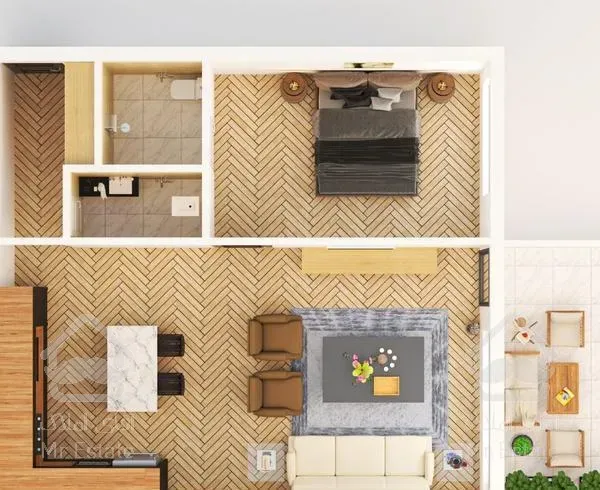 واحد 60 متر فول امکانات / سند تک برگ/نورگیر/استخر