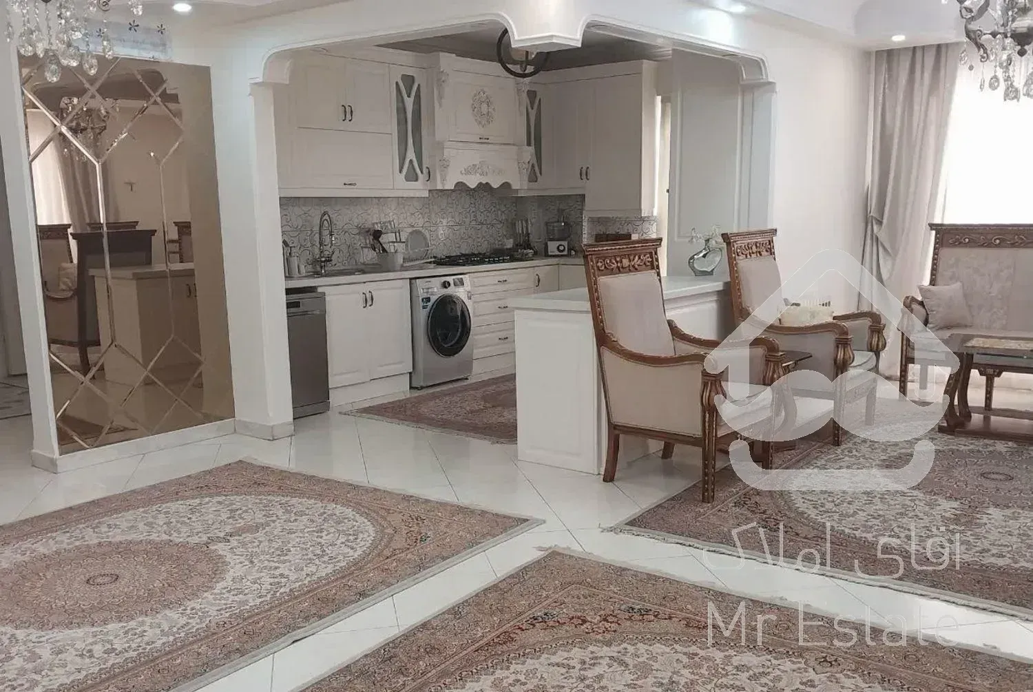 ۱۲۰متراپارتمان فول امکانات همایون۴۰متربالکن اختصاص