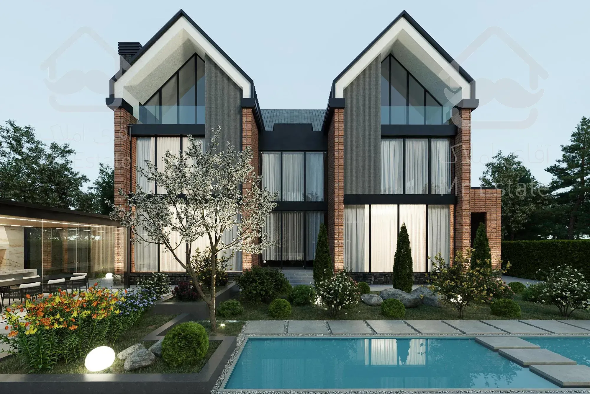 طراحی ویلای مدرن