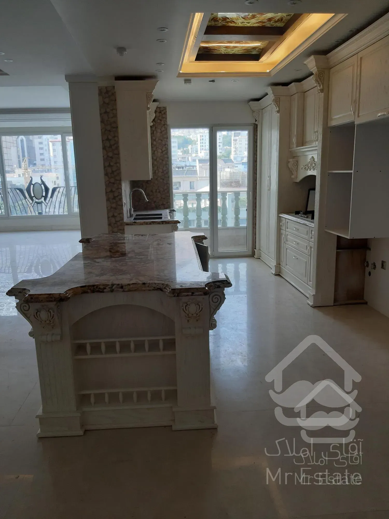 آپارتمان ۲۰۰متر ۳خواب نوساز تراس اقدسیه گلستان فول