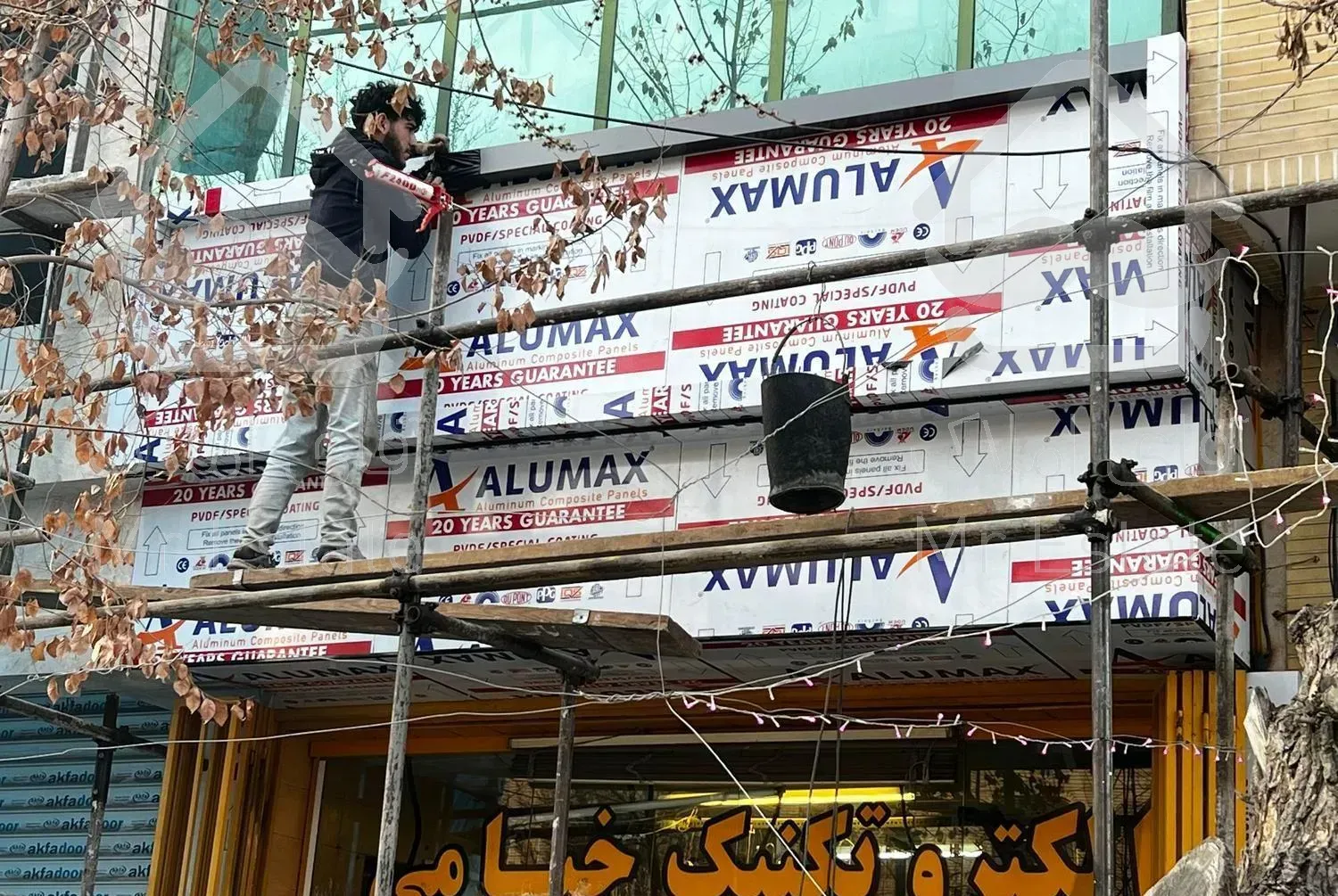 اجرای نمای کامپوزیت