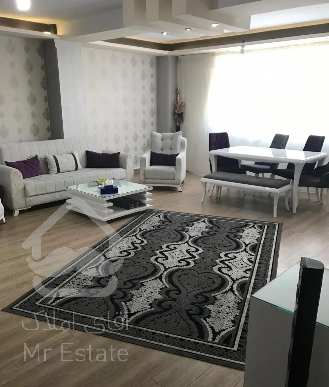 ۳ خوابه طبقه ۴ از ۵ طبقه جنوبی فرشته شمالی