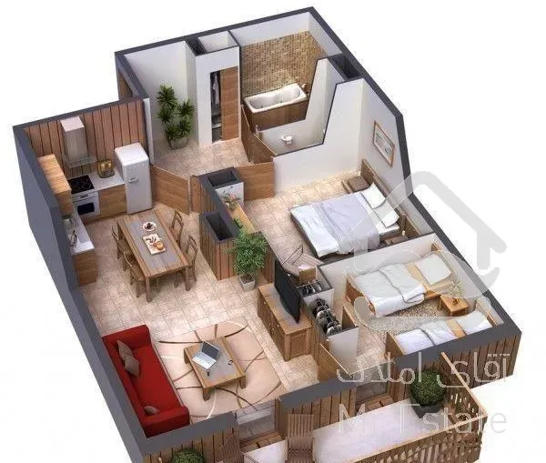 طراحی داخلی و نما و نقشه برداری انیمیشن  مدل 3دی