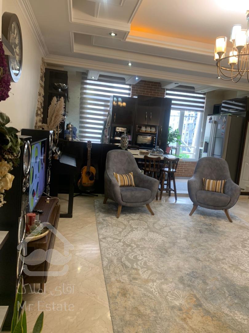 ۸۰ متر شهرزیبا فول امکانات سالن پرده خور