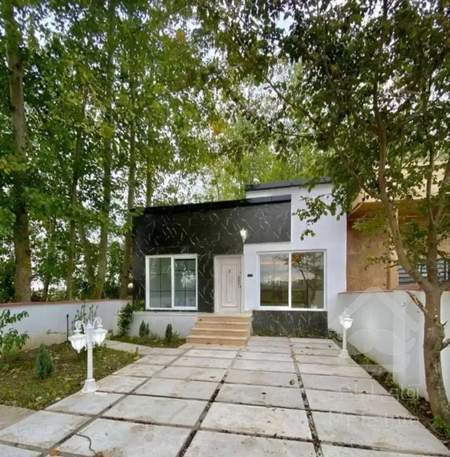 ویلامدرن ۱۸۳زمین/۸۵بنا/دوخوابه/درشهرک باسندتک برگ