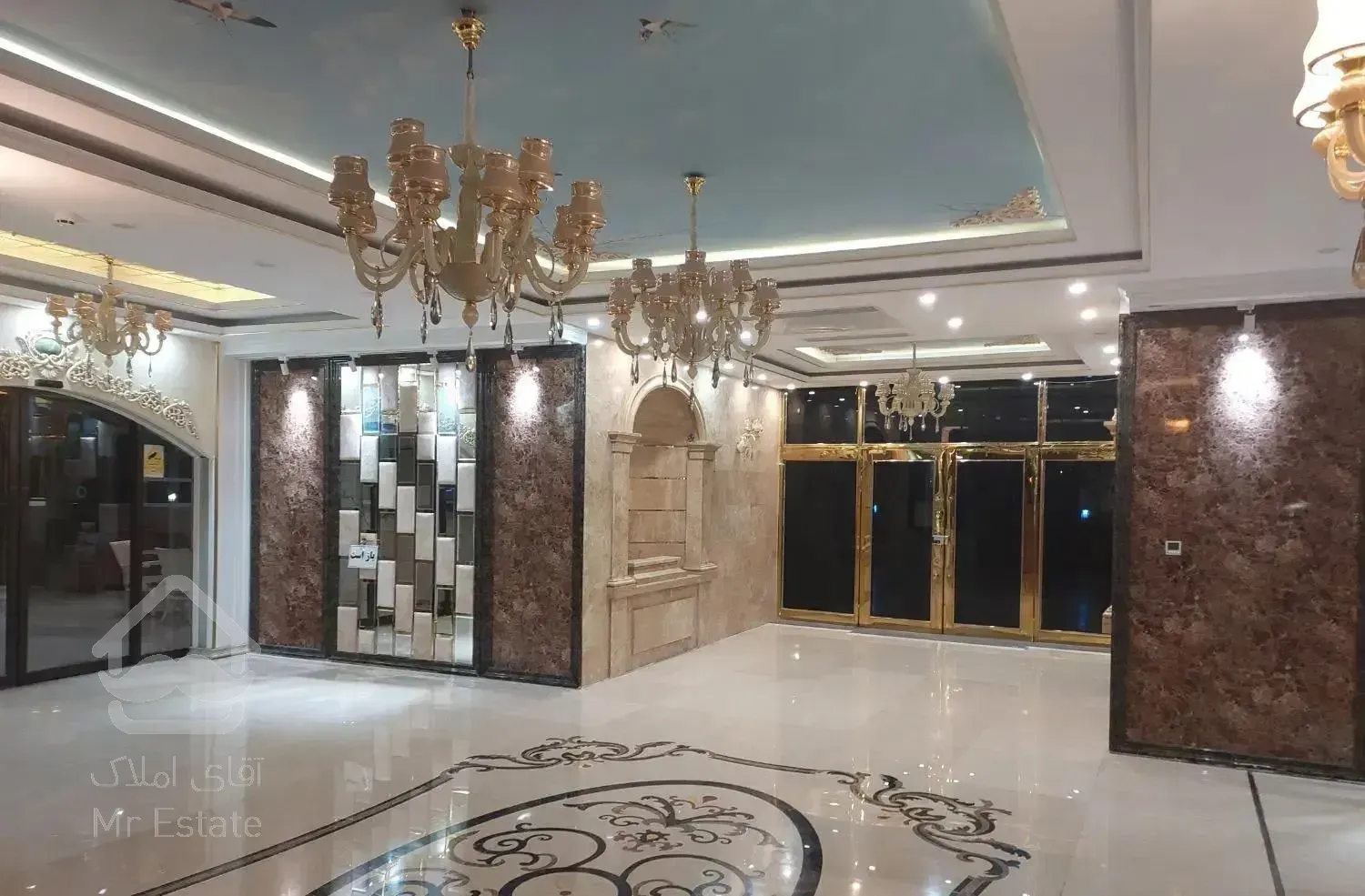 ۱۱۰  متر ۲خوابه فول دیزاین در برج آسمان دریاچه