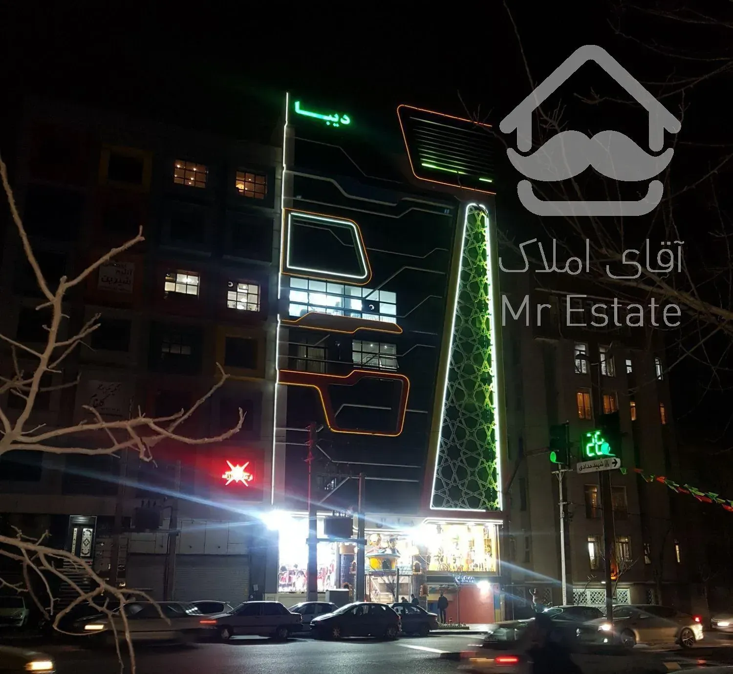 ۱۲۰مترسنداداری درختی برج دیبامال