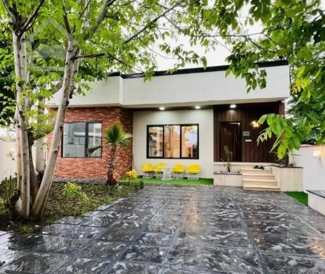 ویلا نما مدرن/با حیاط سازی زیبا دنج سبز