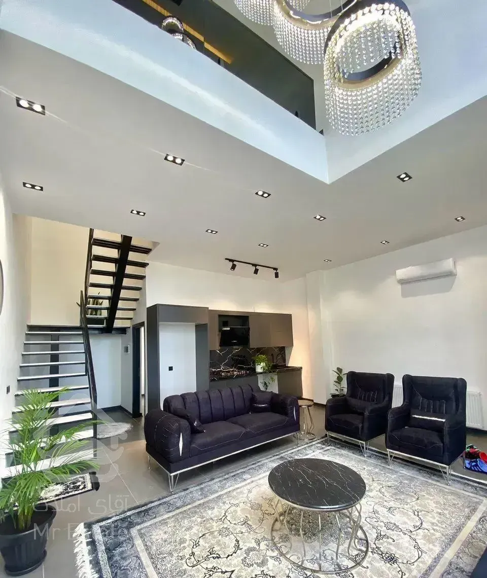 دوبلکس مبله ۳خواب شهرکی فقط ۴/۵ کل در نو'ر