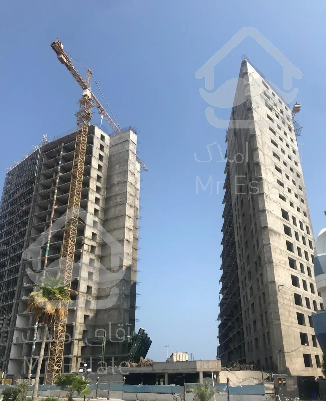 اجرای اسکلت بتنی