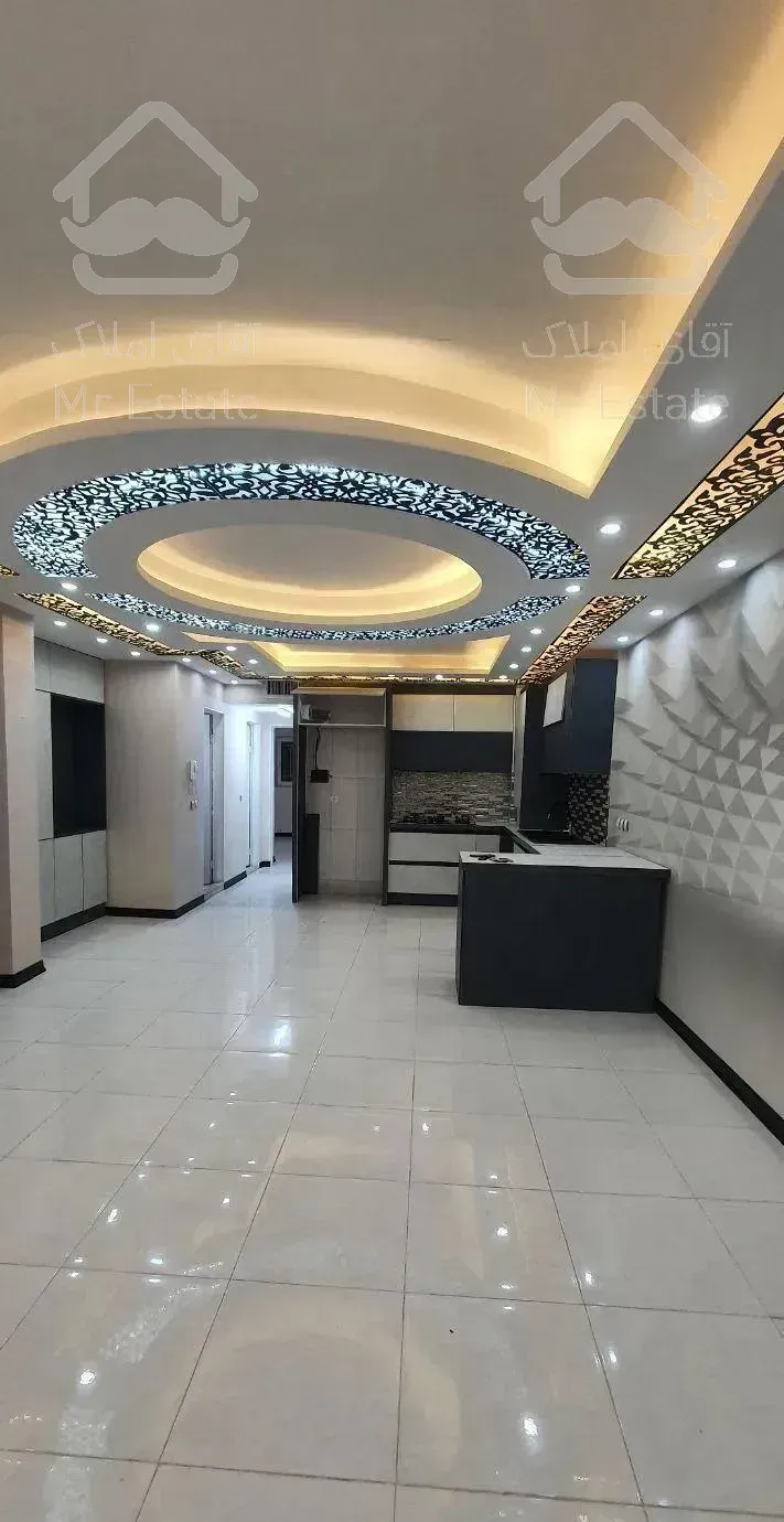 آپارتمان دو واحدی، ۱۰۰متری،کناف و نورپردازی