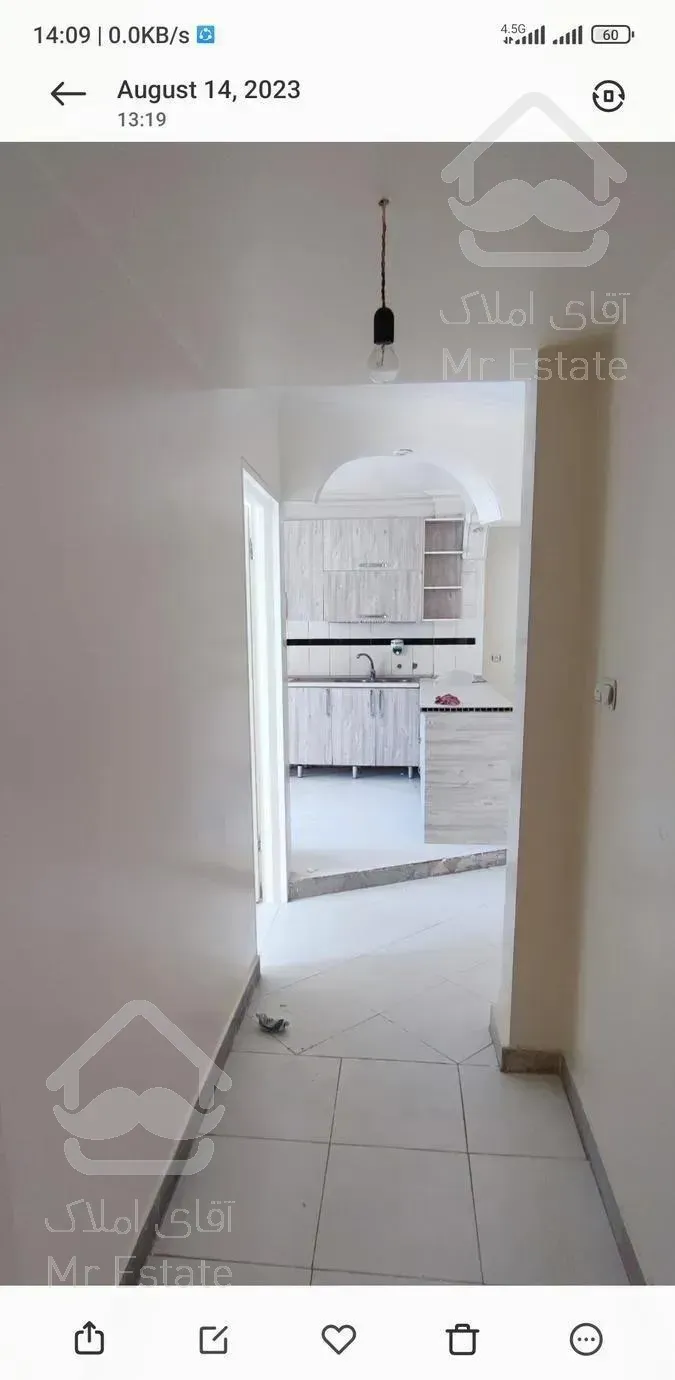 آپارتمان ۸۰ متری دو خوابه در اردیبشت