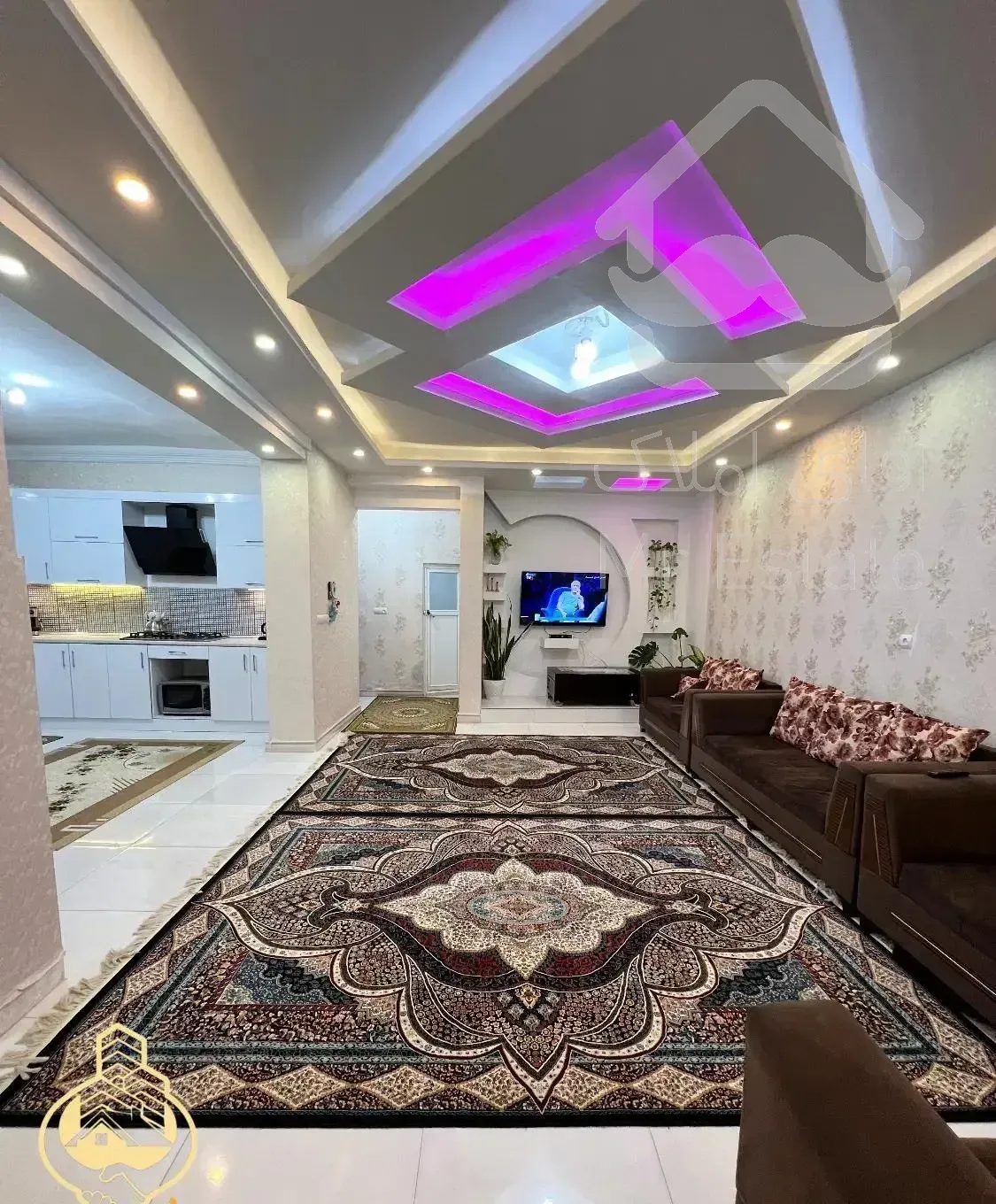 * بورس فروش آپارتمان در فومن * ۸۶متر ط اول تک واحد