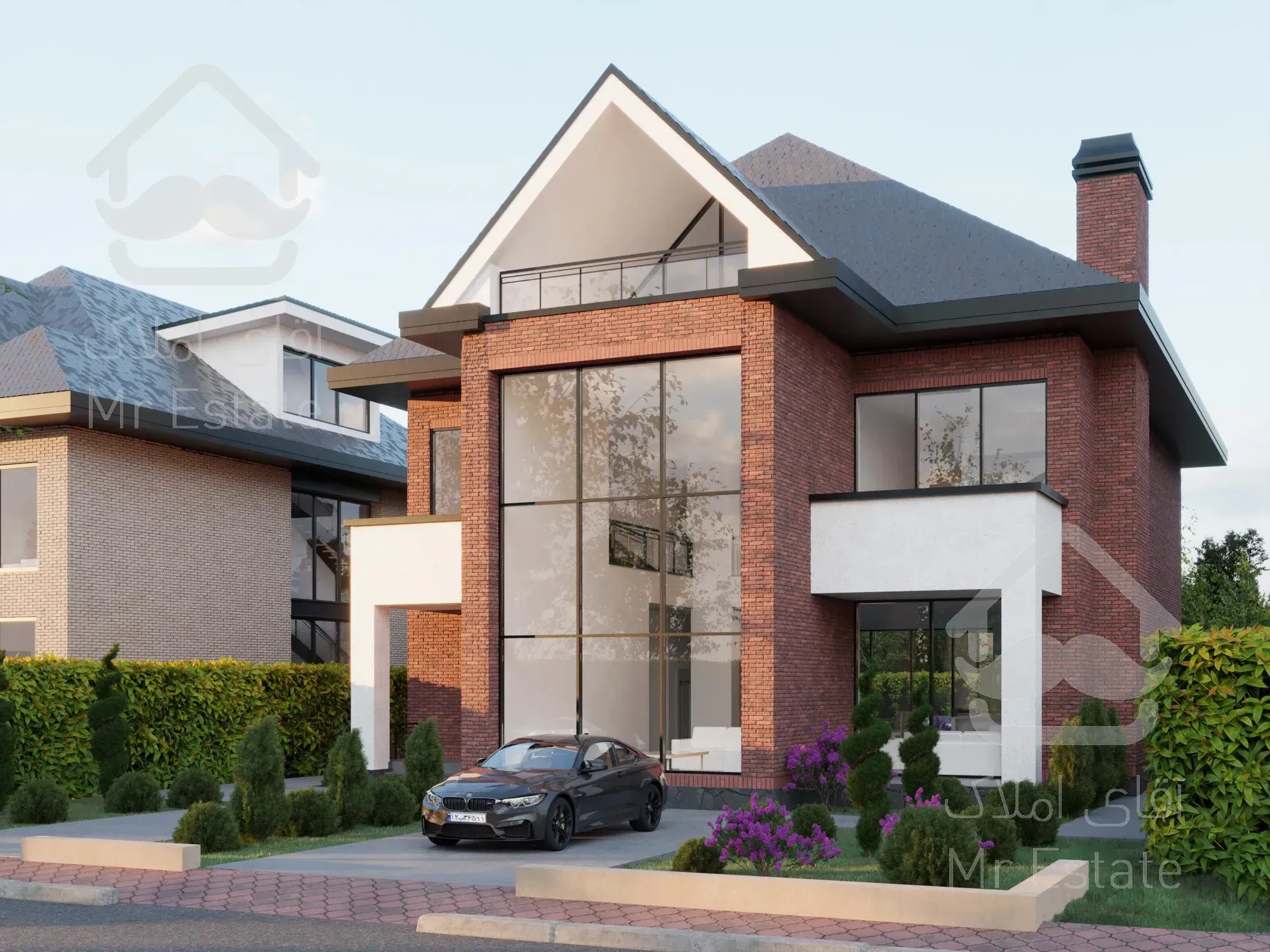 طراحی ویلای نیوکلاسیک