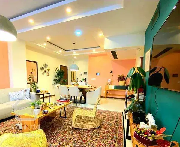 82 متر/ سالن پرده خور/شاهکاری مدرن/