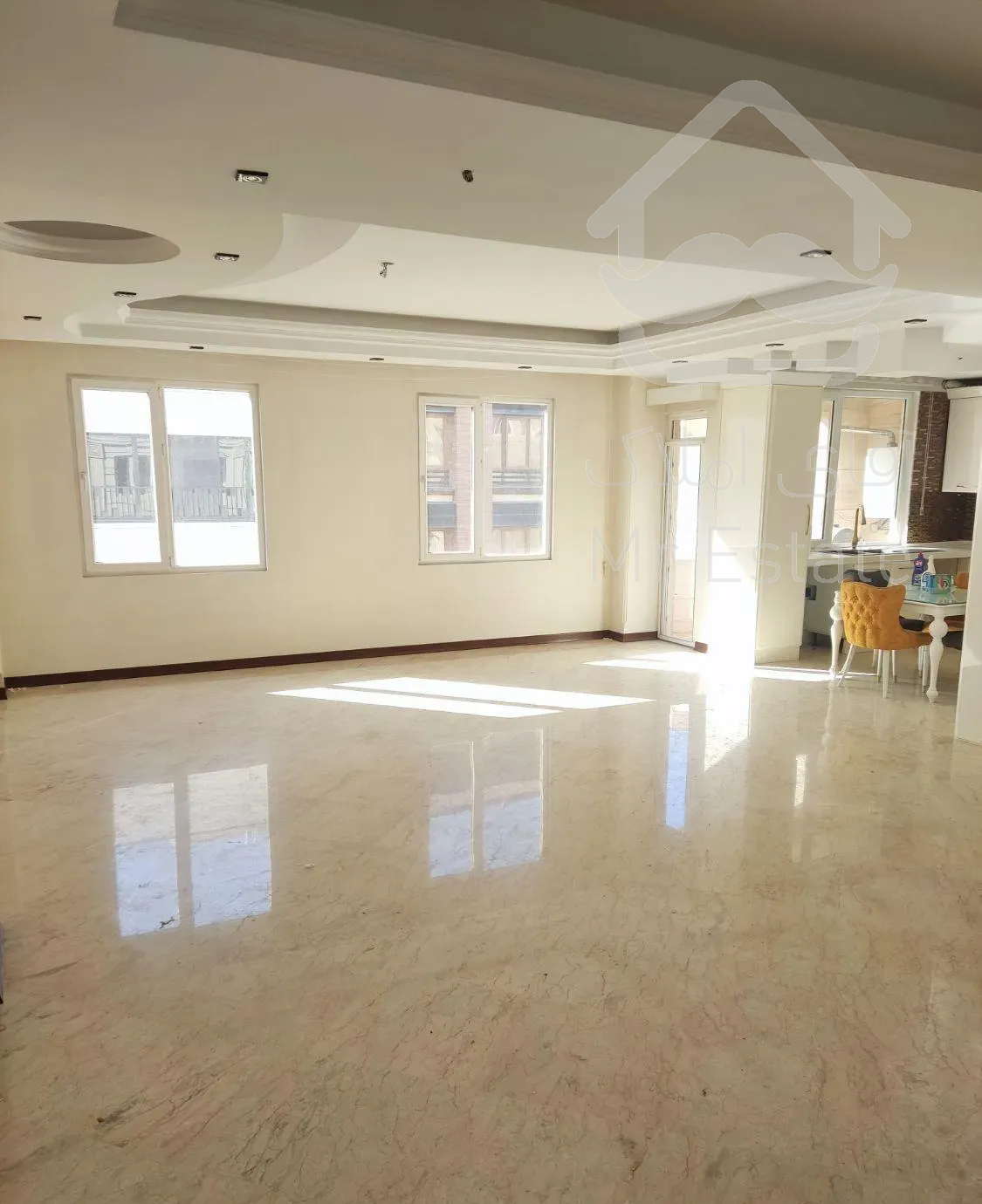 ۱۴۶متر۳خ پونک سالن پرده خور ویوابدی بدون مشرف