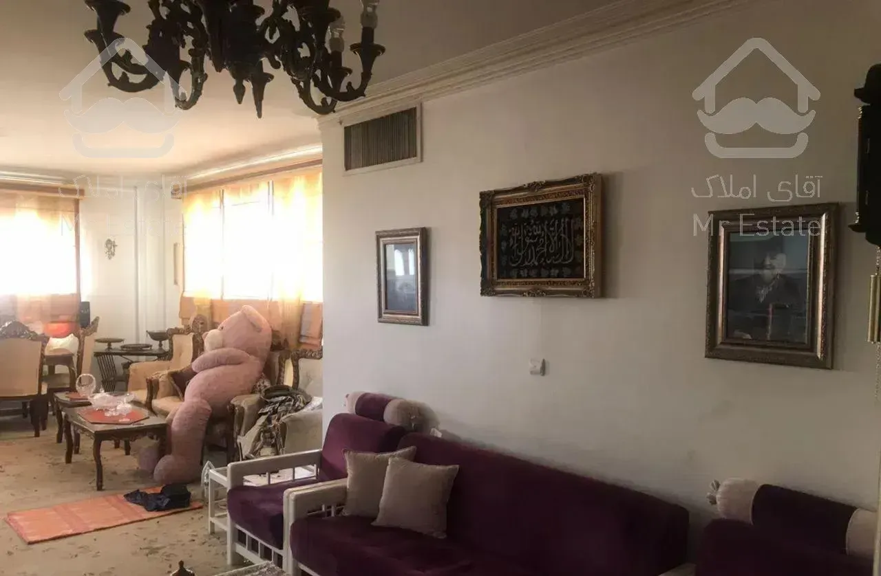 ۱۲۵ متر ۲ خوابه  غرق نور