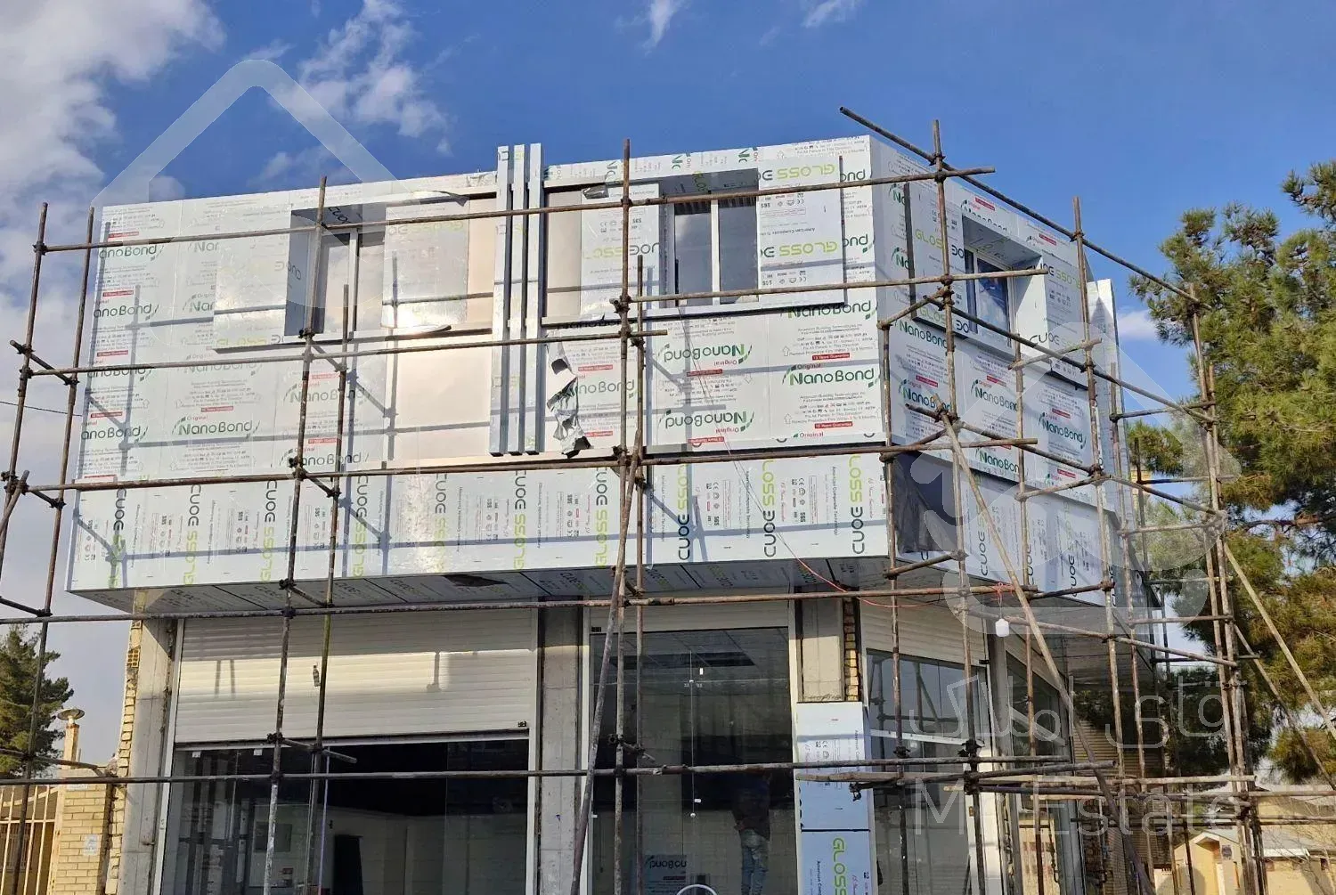 اجرای فلاشینگ و نمای کامپوزیت و چوب ترمو ترموود