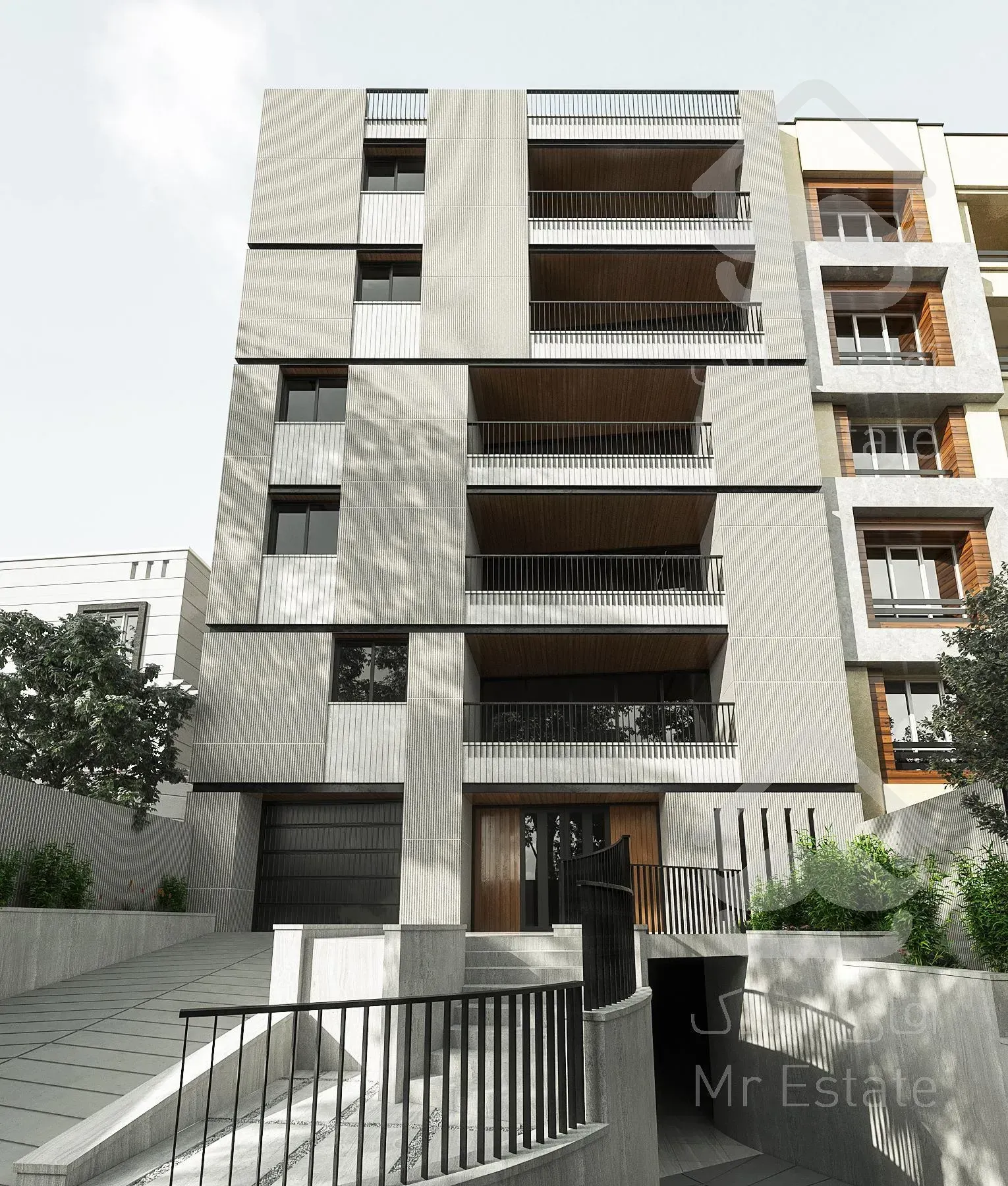 بازسازی نما استودیو معماری فام