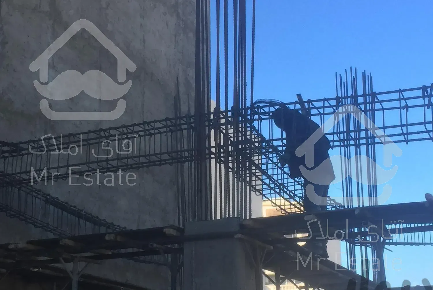 اجرای اسکلت بتن با مصالح