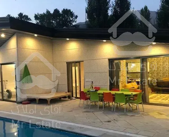ویلا مبله استخر روباز آبگرم