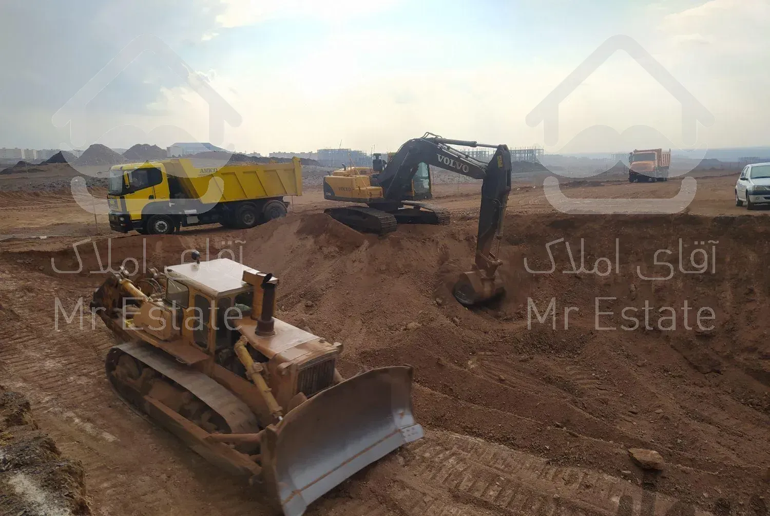 خاکبرداری گود برداری بیل مکانیکی