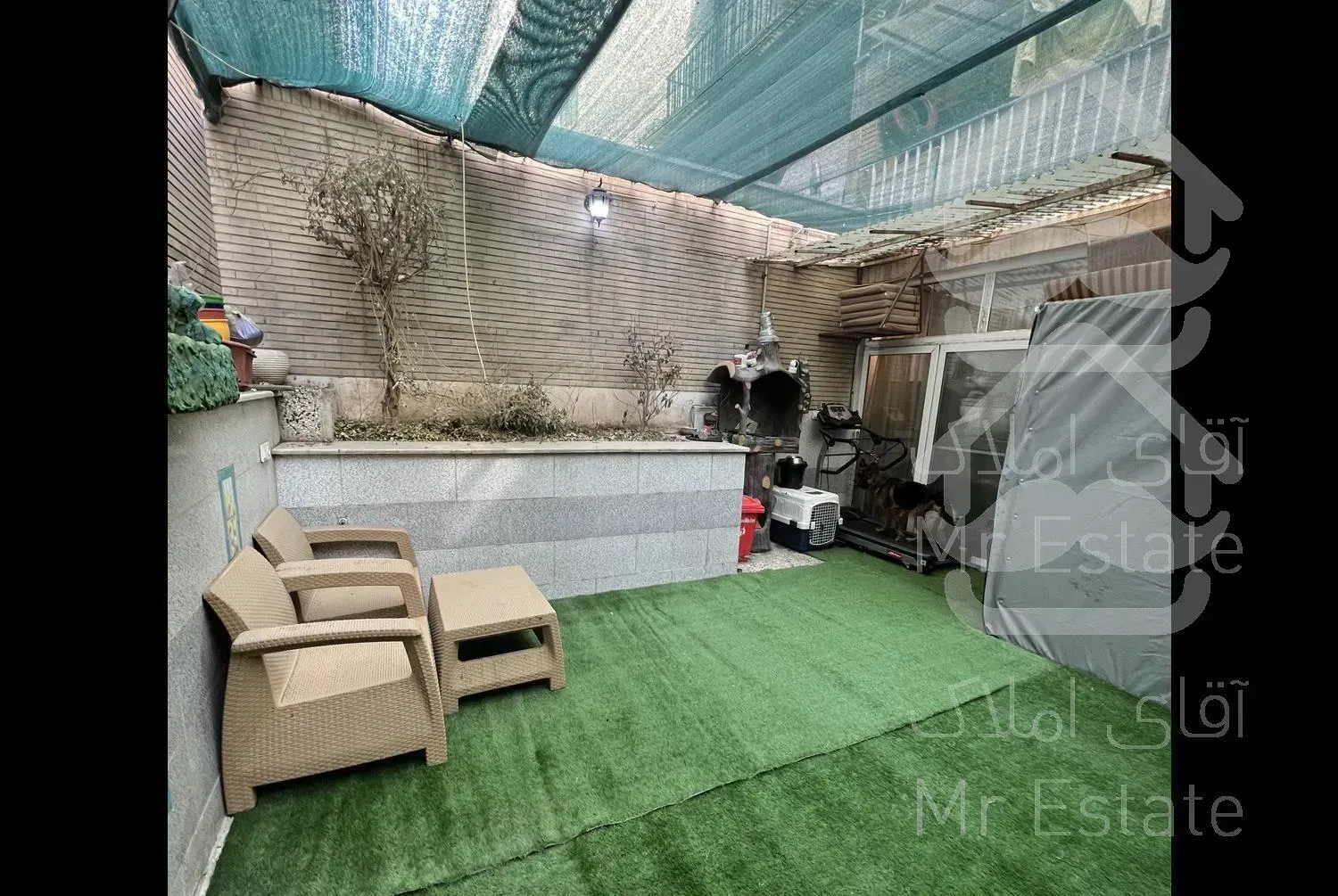 ۶۸ متری یک خوابه با ۴۰ متر حیاط اختصاصی