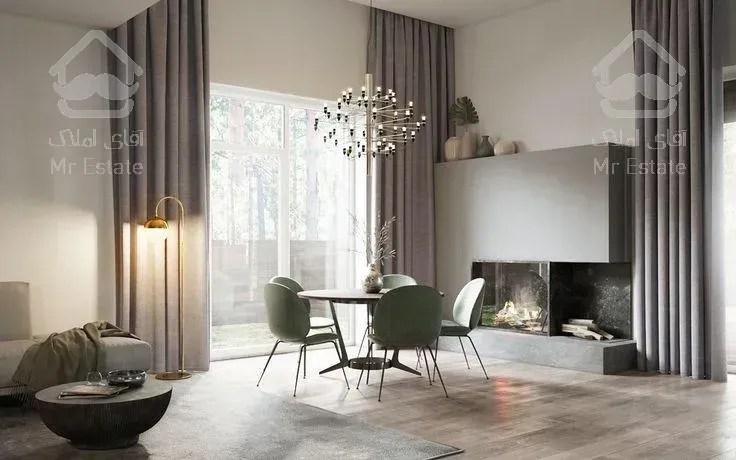 واحد۱۱۰ متری در پروژه برج‌های۲قلو افق در قلب دهکده‌المپیک با ویو ابدی پارک جوانمردان