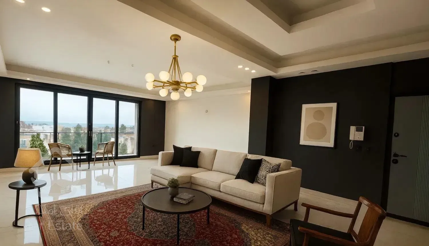 ۱۲۰ متری شهرکی نوساز با ویو دریا